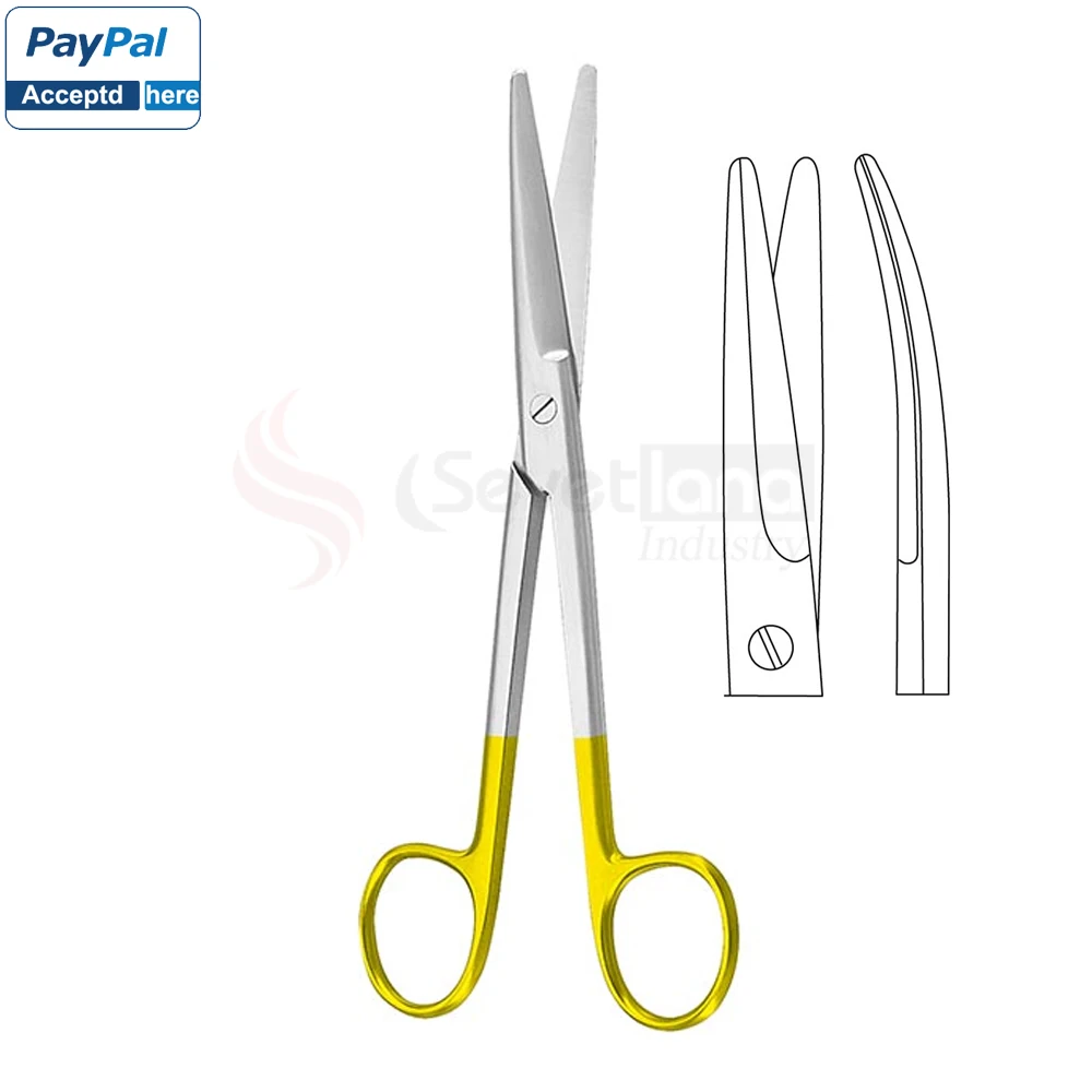 Premium Quality STANDARD operating scissors straight sharp/blunt Surgical Instruments Made German Stainless Steel Scissors