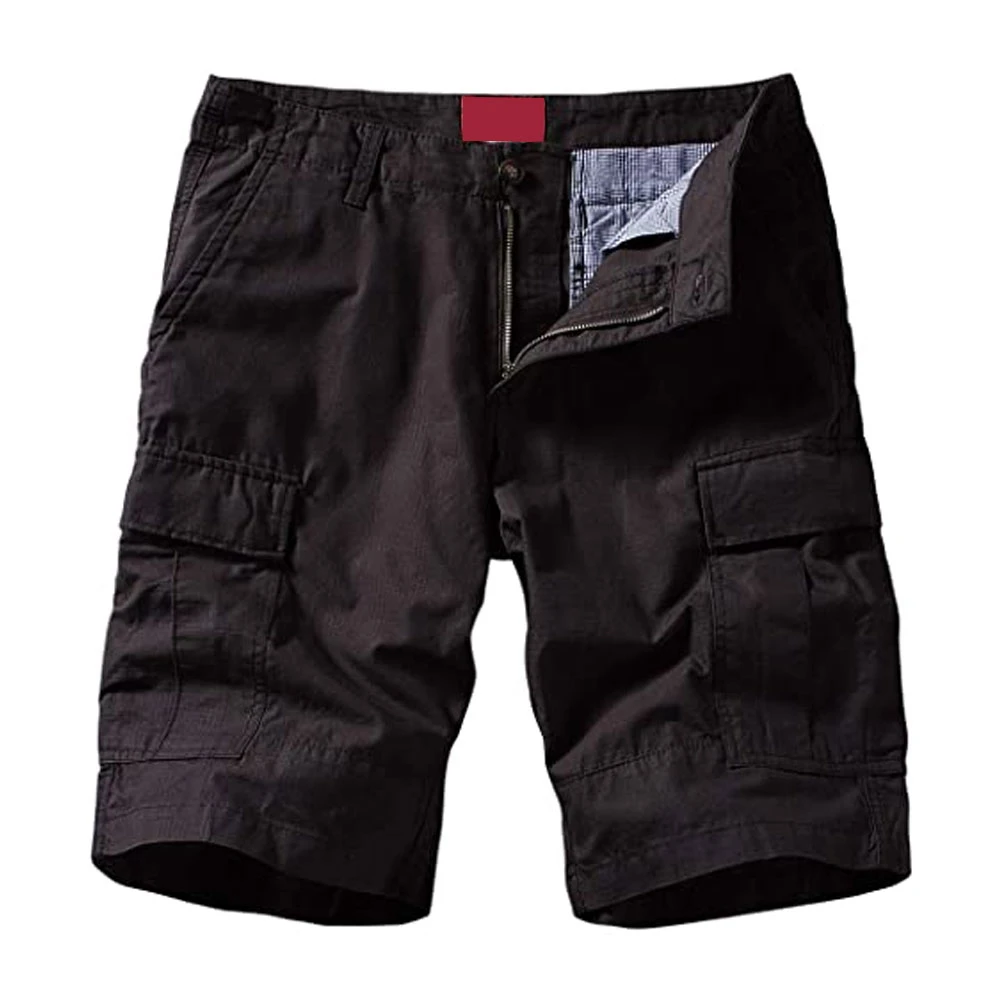 2024  Best Premium Quality Denim Cargo Shorts Summer Fashion Streetwear 6 Pockets Jeans Shorts Cargo Denim Shorts OEM