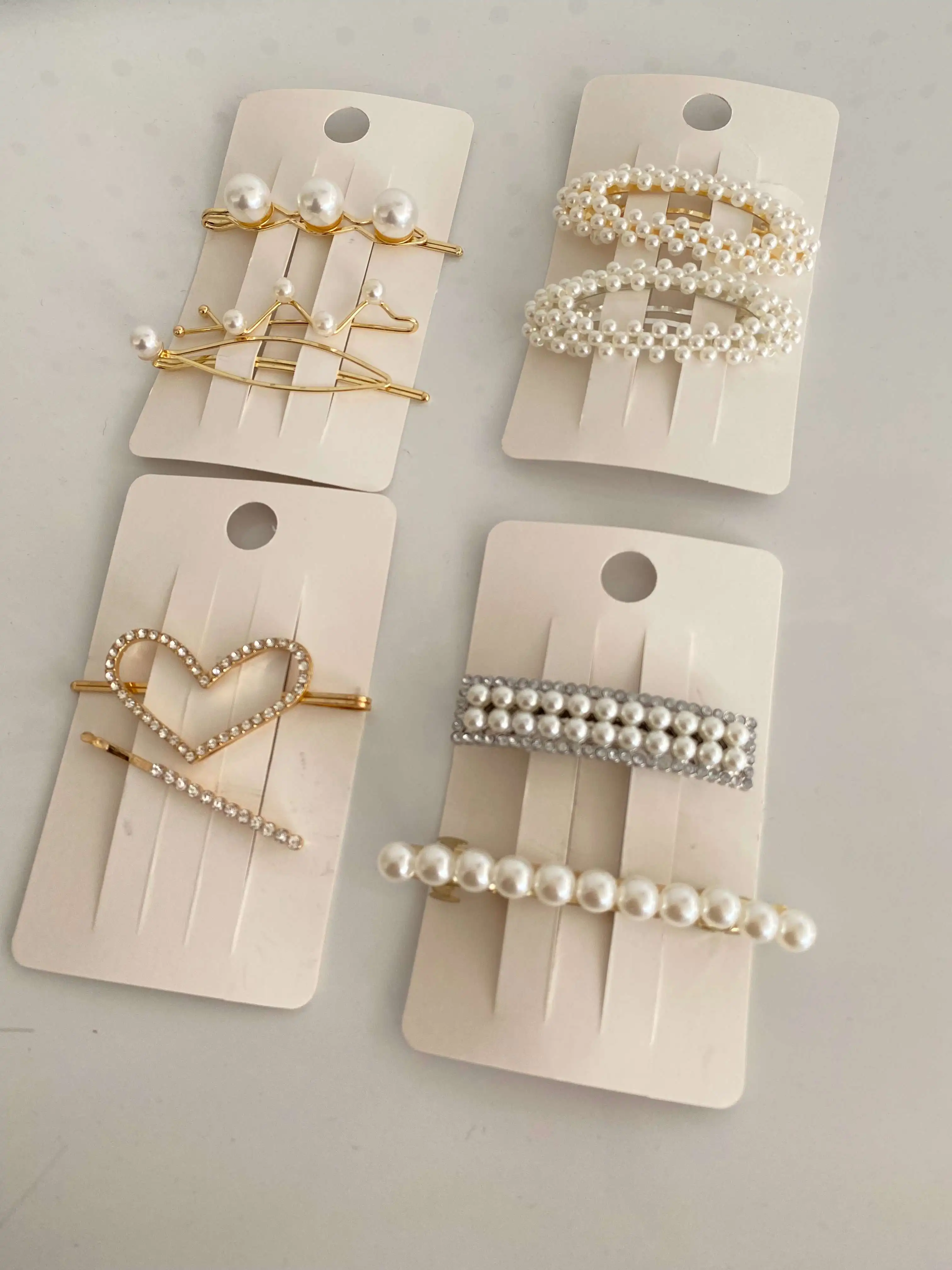 Hot Sale Korean Pearl Style Hair Clips Hair Pins No Crease Beautiful Hair Accessories Clip For Girls Women Kid Accessories