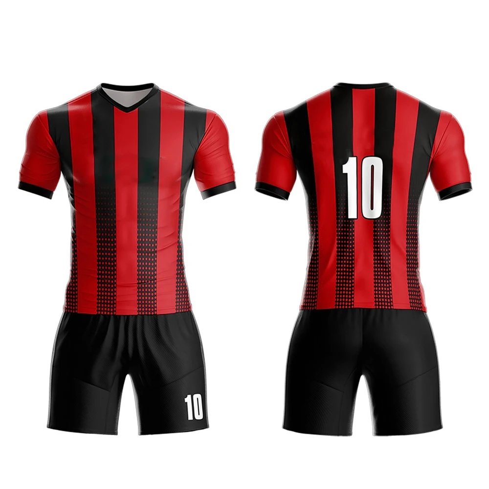 Soccer Jersey Sports Sublimation Training Soccer wear Uniforms barcelona-Short set Number Logo Soccer Jersey