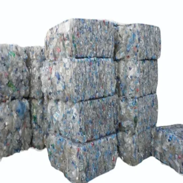 Горячая стираемая 100% прозрачная бутылка для домашних животных/ПЭТ-хлопья/переработанная ПЭТ-смола