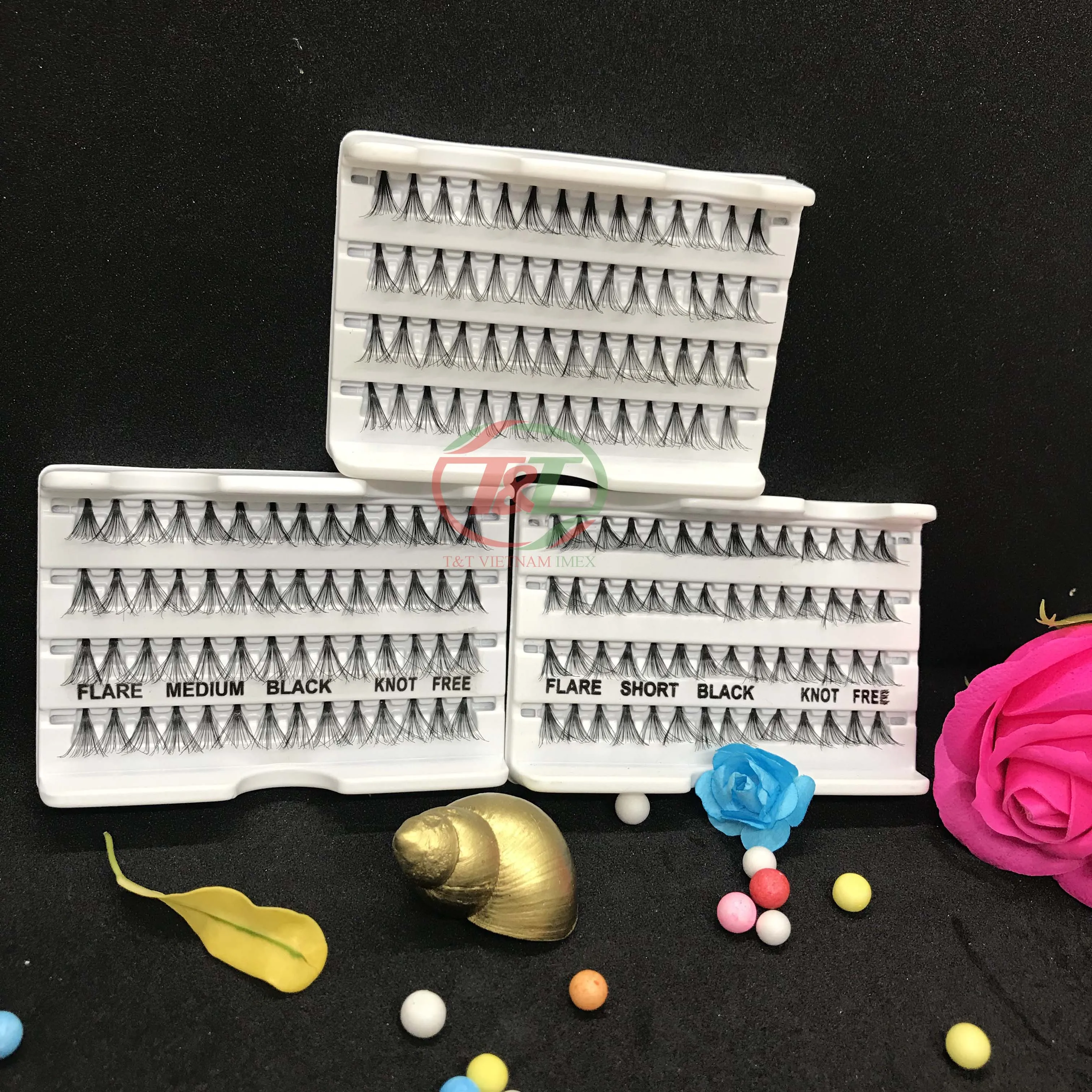 Eyelashes Silk Lash Extension Private Label Eyelashes Individual Eyelash Extension Curl Synthetic from Vietnam