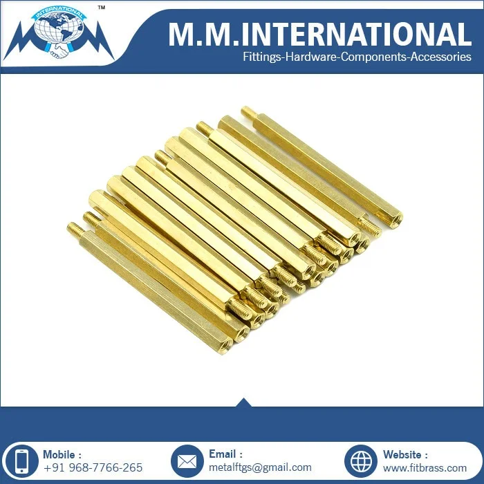 Customized OEM High Precision Brass Spacer Use for Electronics Available at Affordable Price from India