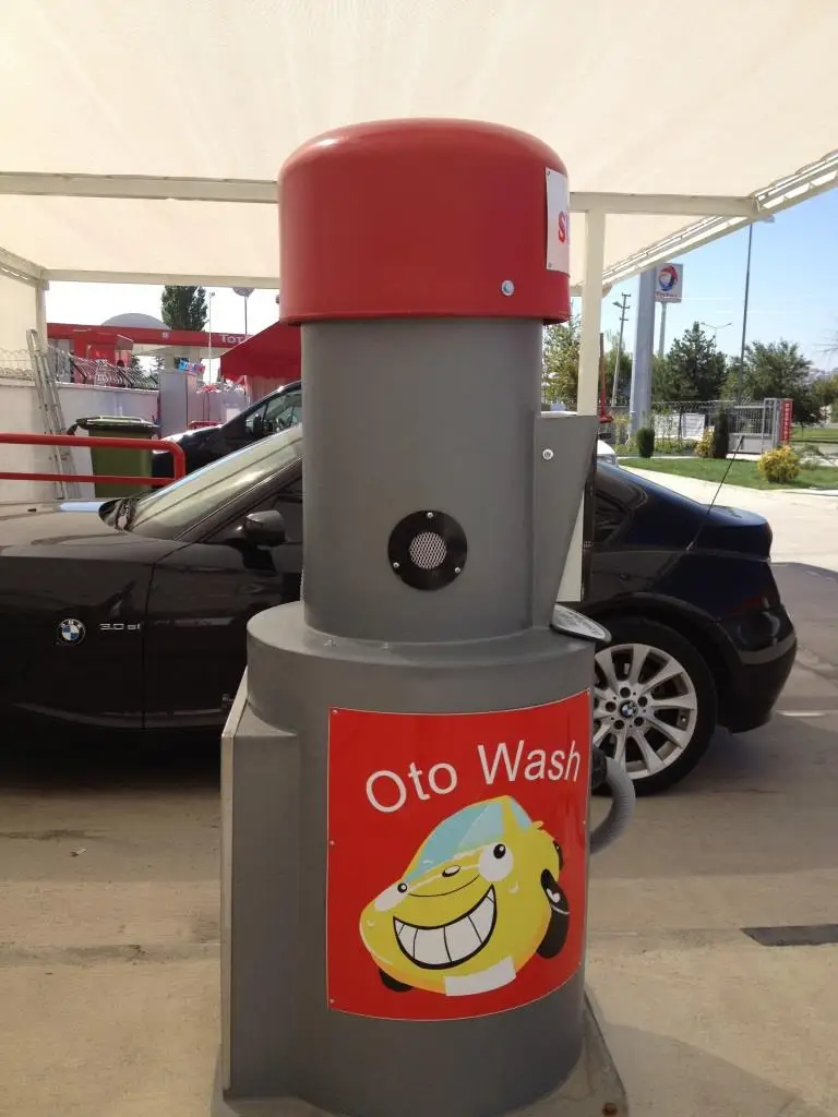 Self service car vacuum cleaner for car wash company and for gas stations token operated car wash