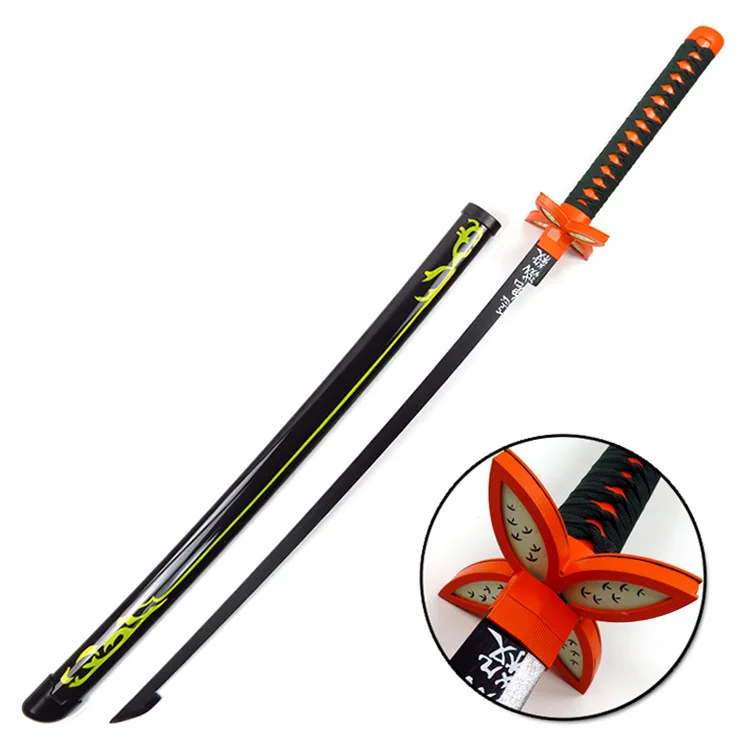 Cosplay anime wooden Japanese sword factory produce good decorative japanese swords