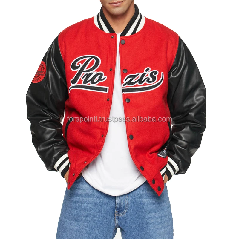 High quality Custom made Baseball Jacket/letterman/baseball jackets