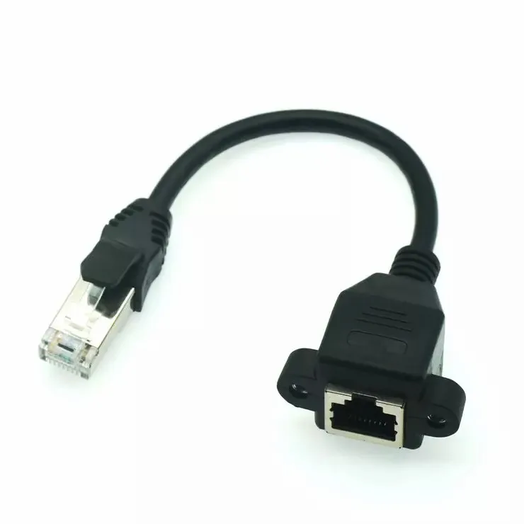 Panel Mount RJ45 Extension Cable