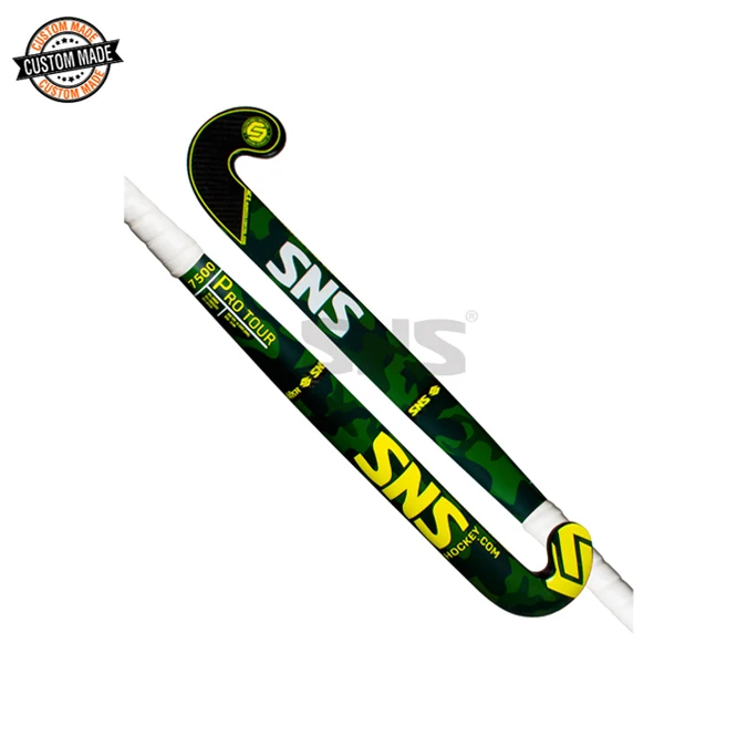 Customized Logo Bulk Quantity Supply Twin Core Construction Composite Field Hockey Stick PT7500 at Reasonable Market Price