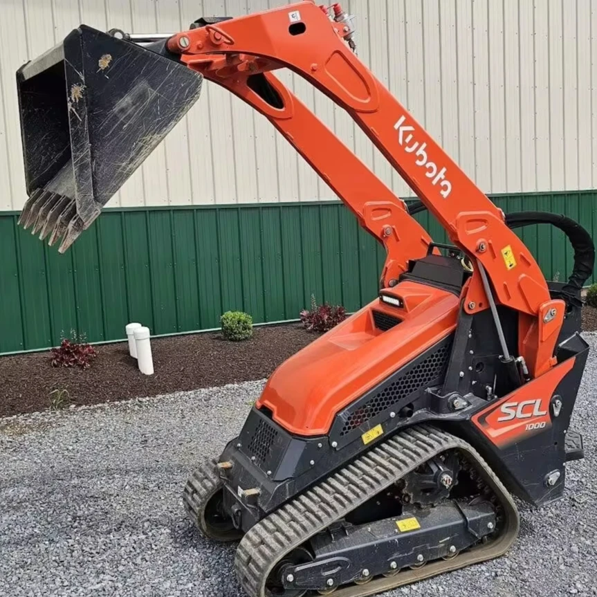 Компактный мини-погрузчик Kubota SCL1000 4WD трактор с фронтальным погрузчиком