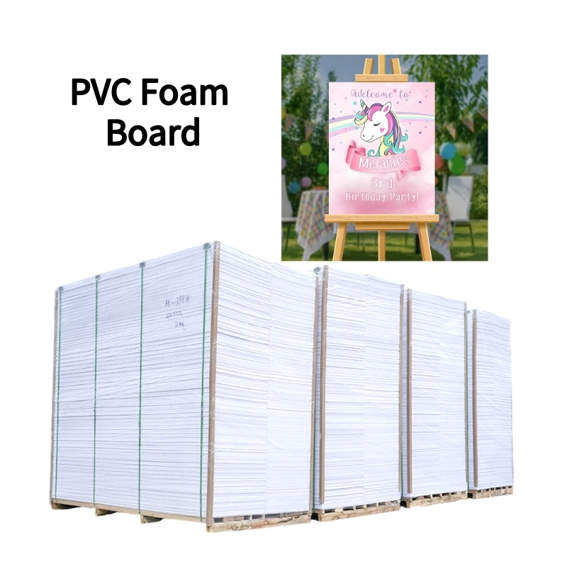 Sheets Foam Sheets High Density Plastic White 3mm Free Foam PVC Board Available Standard Package
