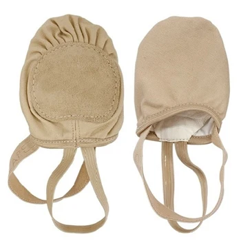 Half Sole Dance Shoes Stretchy Canvas Pirouette Shoes for Ballet Lyrical Modern Jazz Dance and Contemporary