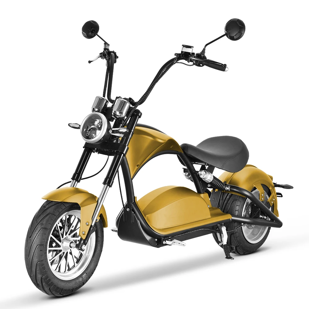 Vintage Inspired 3000W Electric Motorcycle for Adults with 60V Battery and Classic Design Electric Bike