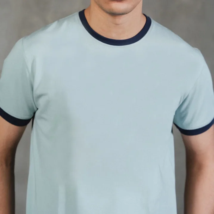 Wholesale Price Top Trending High Quality T shirt For Men Customized Baby Blue Color T shirt For Boys
