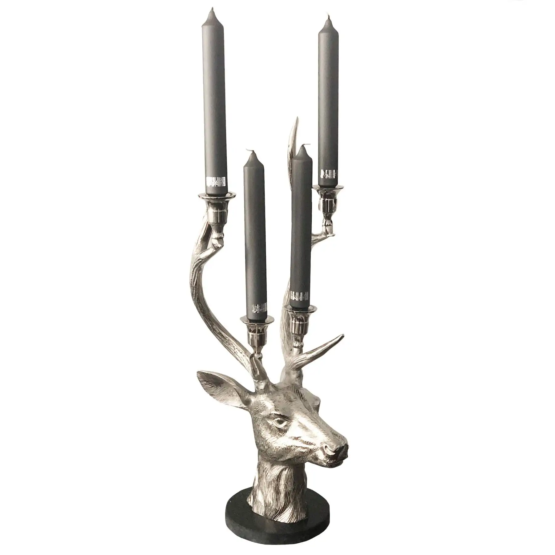 Deer Antler Candlestick Holder for Table Decoration Wedding & Party Decoration Silver Deer Antler Candlestick Holder