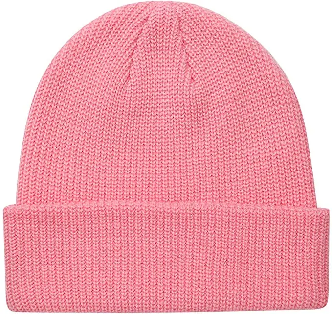 Hot sale Beanie Hat Knit Beanie for Men and Women Cuffed Long Beanie Kelly