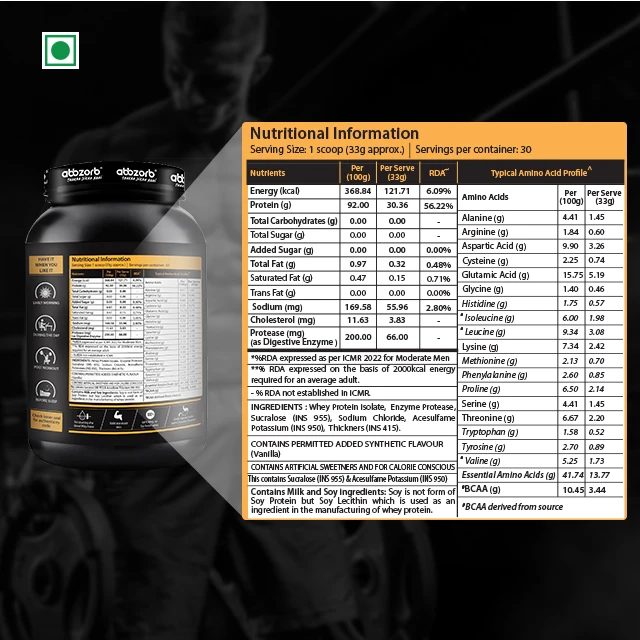 Купить высококачественный изолированный ваниль с нулевым содержанием углеводов 1 кг (30 порций) 30,36 г белка и ноль углеводов для продажи экспортерами