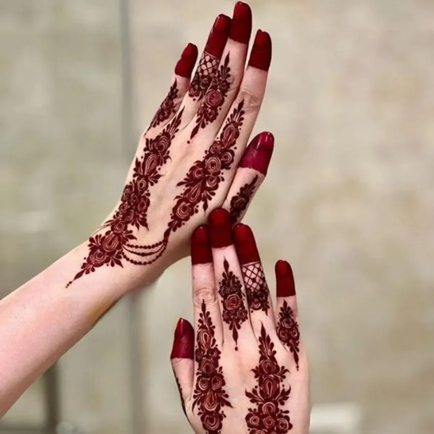 OEM Wholesale Factory Custom Natural Ingredients Henna Nail Polish Henna Tattoo Hand Henna nails