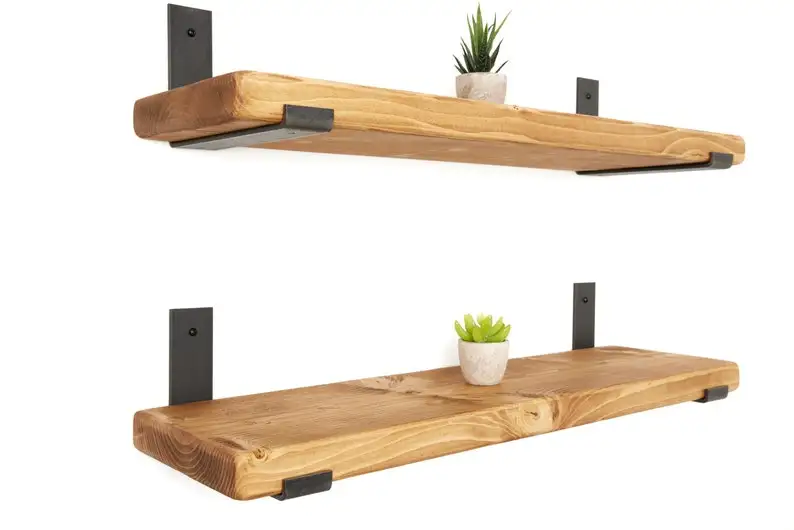 HIGH QUALITY  Shelf Brackets simple and stylish multi functional wooden wall shelf for living room and bedroom IMPERIAL CRAFT