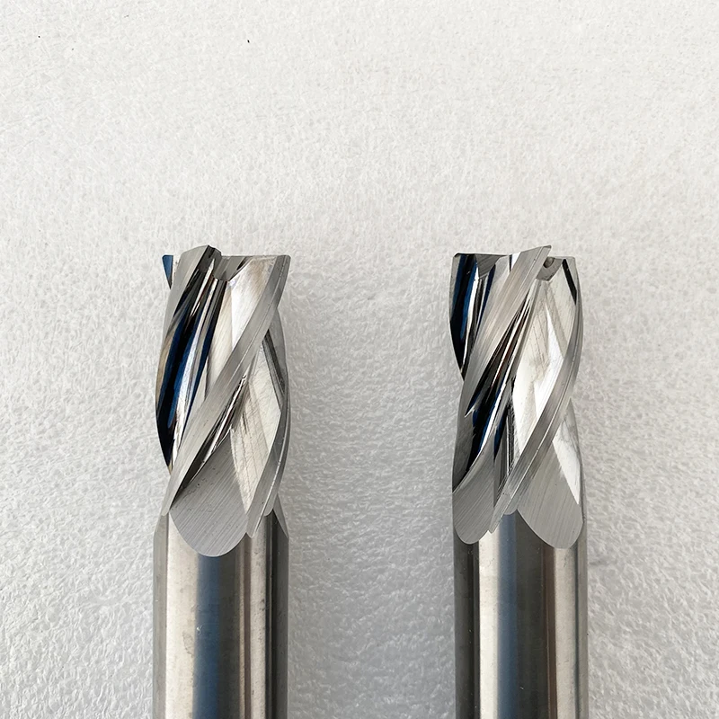 FULLOVE Solid Carbide 2/4 Flutes Flat Endmill Milling Cutter 4-25mm Shank Diameter