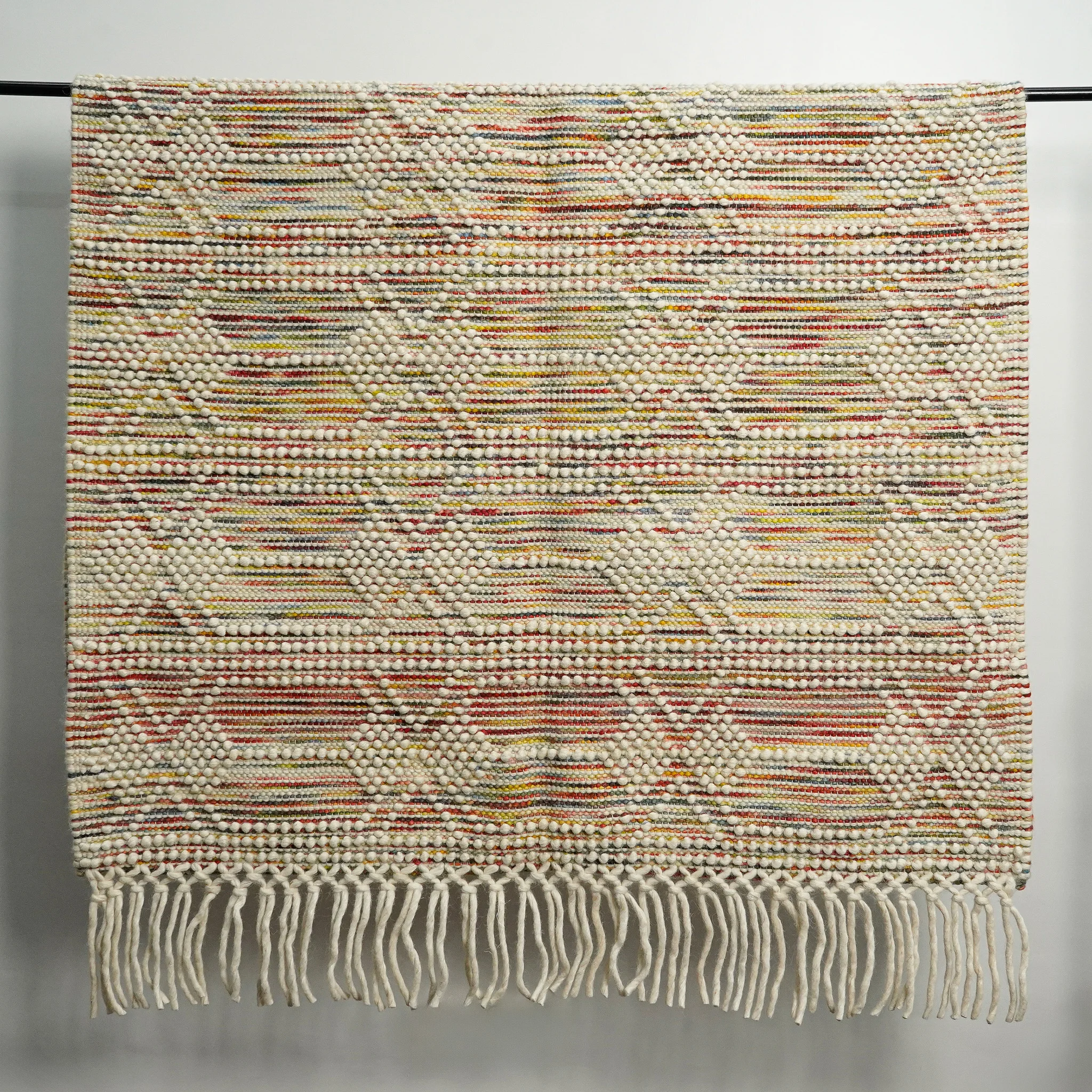 Experience the Beauty of Wool With Our Handwoven Rug Collection Wool Handwoven Rug Cotton Wool Handwoven Boho Rug