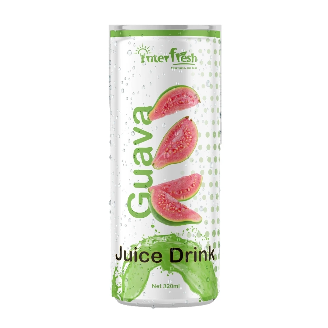 Guava Fruit Juice  Healthy and Fresh Soft Drink Manufacture OEM in Private Label Top Products 320ml
