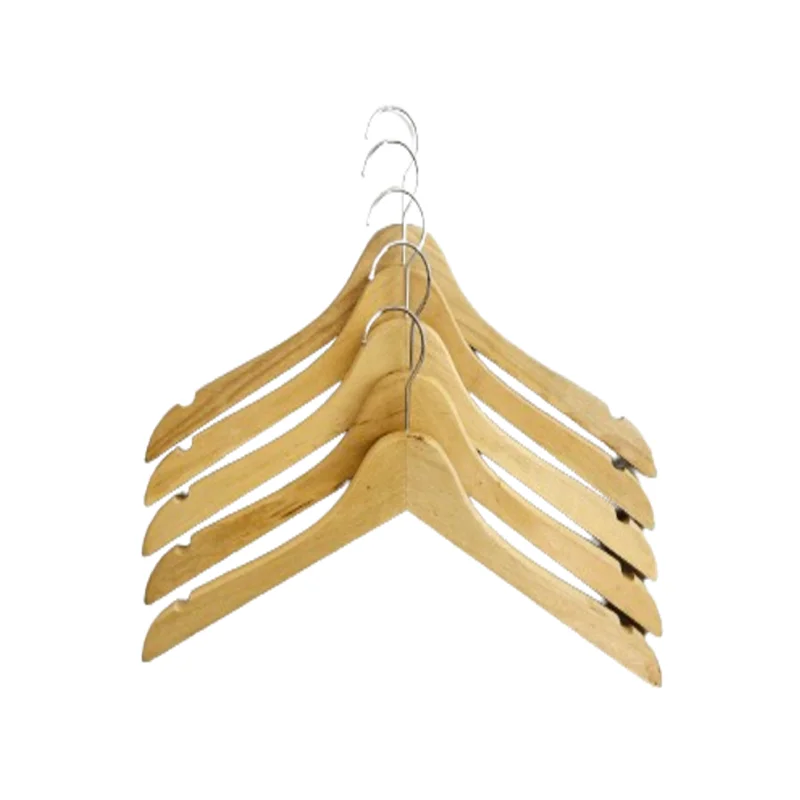 Coat Hanger Solid Wood Hanger Wooden Accessories Hanging Clothes for Home Office Furniture Hotel Furniture and Laundry Furniture
