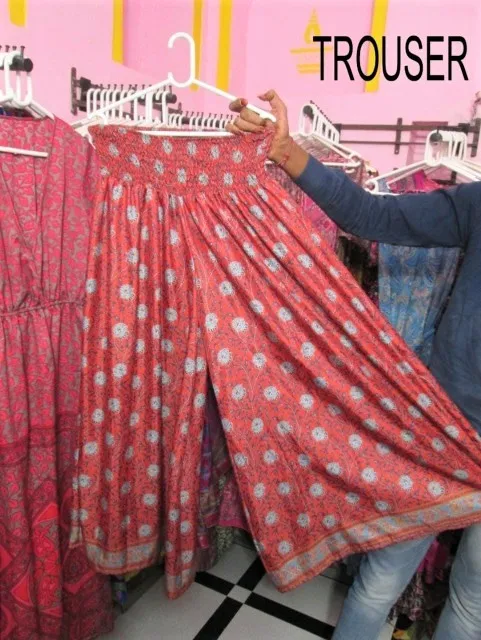 High Quality Silk Harem Pants Trousers Gypsy Hippie Bohemian Indian Baggy Style Men Women Pants