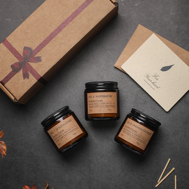 High Quality Top New Brand Fragrance Wholesale 100% best soy scented candle in glass candle jar with lid