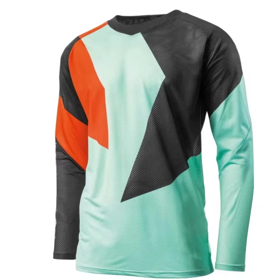 Custom  Men  Motocross Long Sleeve Cycling Jersey Best Riding Downhill Off-Road Dirt Bike Jersey  - Buy Motocross Jersey