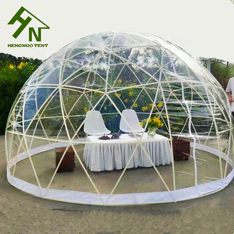 Уличная водонепроницаемая палатка Igloo 3 м 4 5 прозрачная садовая тепличная геодезическая купольная