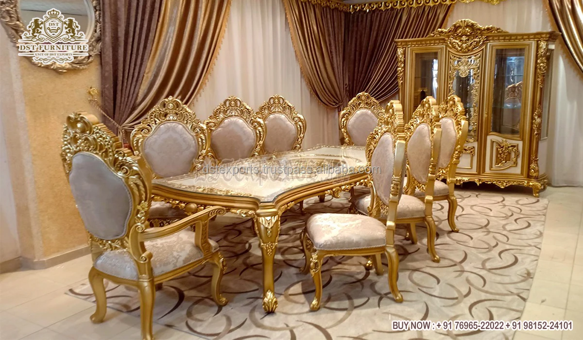 Набор мебели для столовой Indian Grand Villa высококачественный обеденный стол и стулья традиционный набор