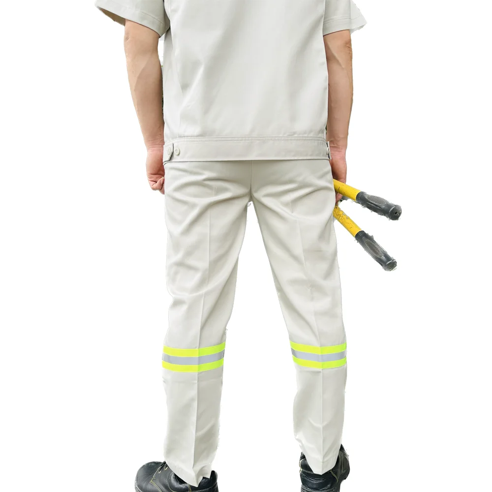 Safety Reflective Jacket Strip Mesh Cotton Poly Fabric Construction Security Work Wear Safety Winter Jackets Workwear Uniform