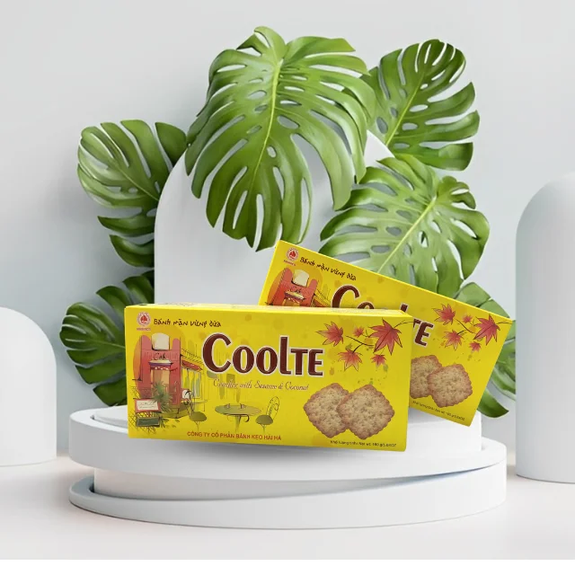 cheap price Top product sesam and coconut hot selling COOLTE Brand Hahal certificate from HaiHaCo since 1960