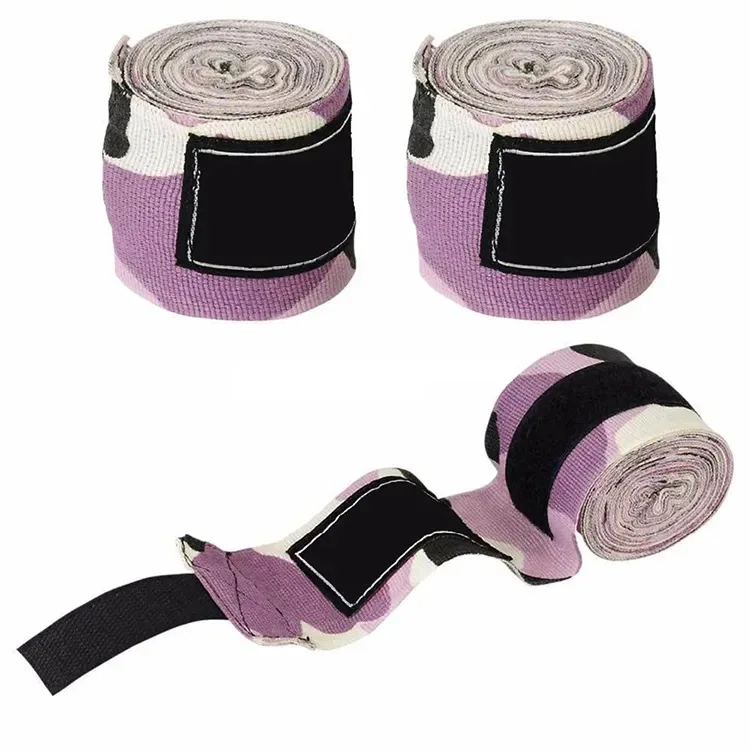 Professional High Quality Customized Logo Printing Light Weight Boxing Gym Wear Hand Wraps For Adults