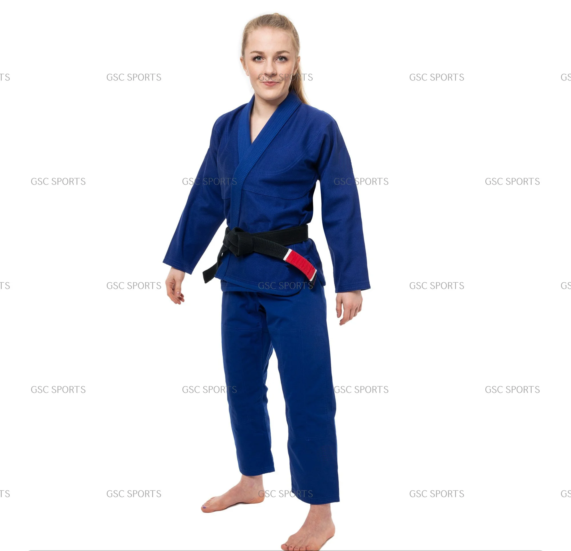 Best Wholesale Price for Custom Made Brazilian Jiu Jitsu Uniforms Heavy Duty Ladies BJJ Gi for Women Karate Practitioners