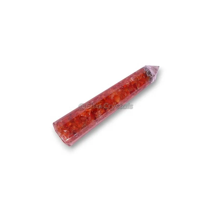 Cheap Price Red jasper Orgone Tower Points Crystal Supplier Orgonite Point Gemstone Natural Mineral Crystals Healing Stones Sale