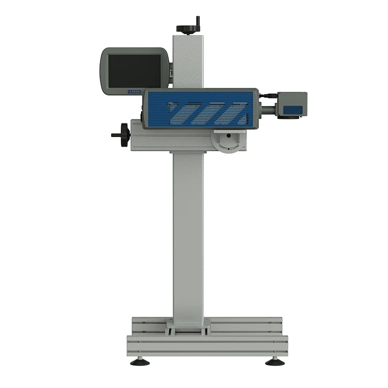 Hot selling Flying 30W CO2 Laser Marking Machine Laser Printer for Plastic Bags Cable Wire PET Bottle