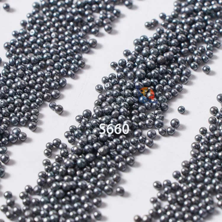Shot blasting machine wear-resistant steel shot s660  sand blasting rust removal special cast steel shot