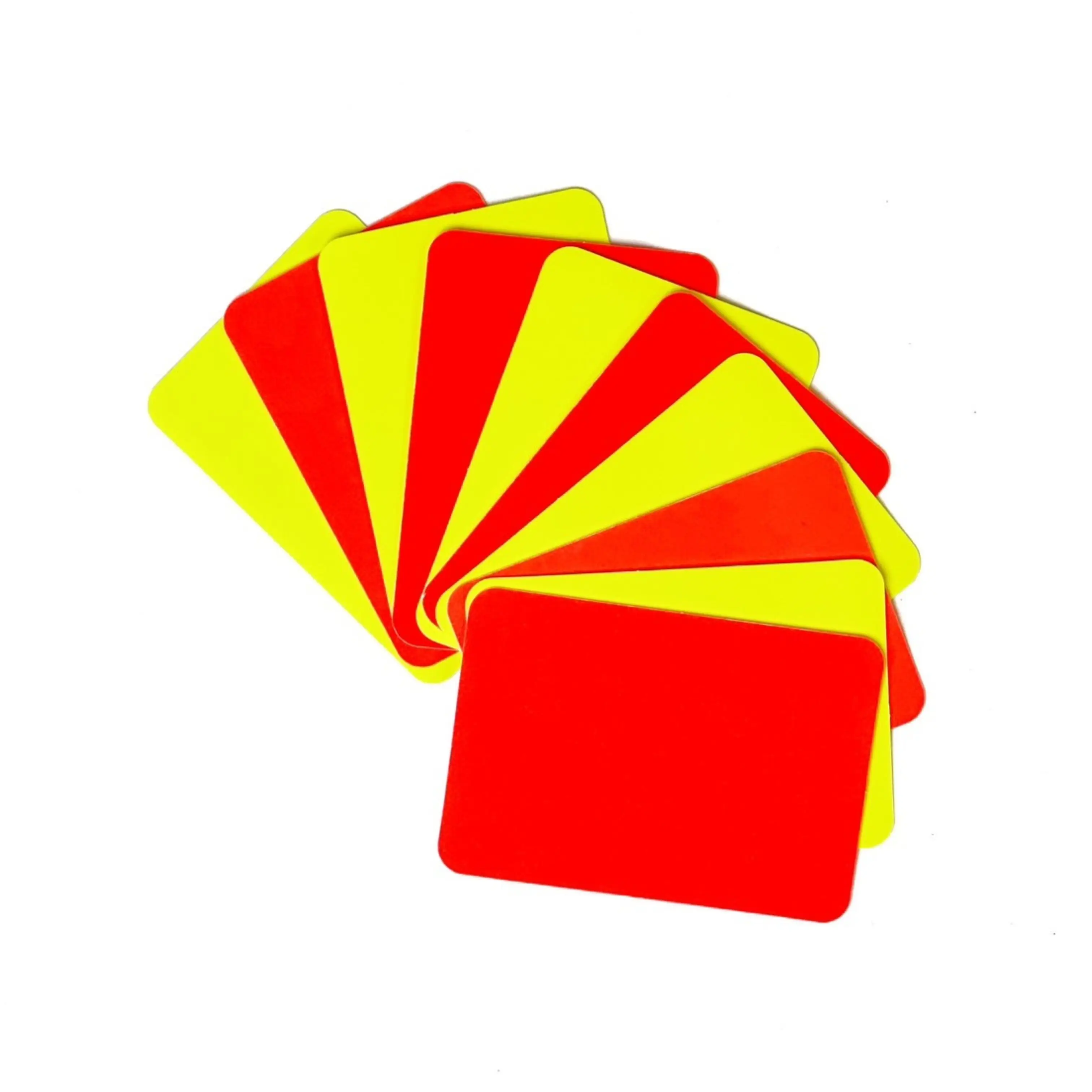 Wholesale Customize Football Referee Equipment Football Red and Yellow Cards Football Training Accessories