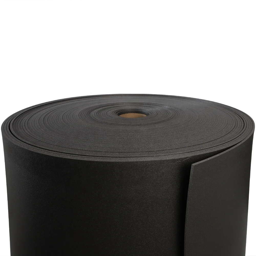 0.5-10mm IXPE Closed Cell Foam Attached Pad Rolls Acoustic Underlay SPC Lamination Floor Mats IXPE Back Padding