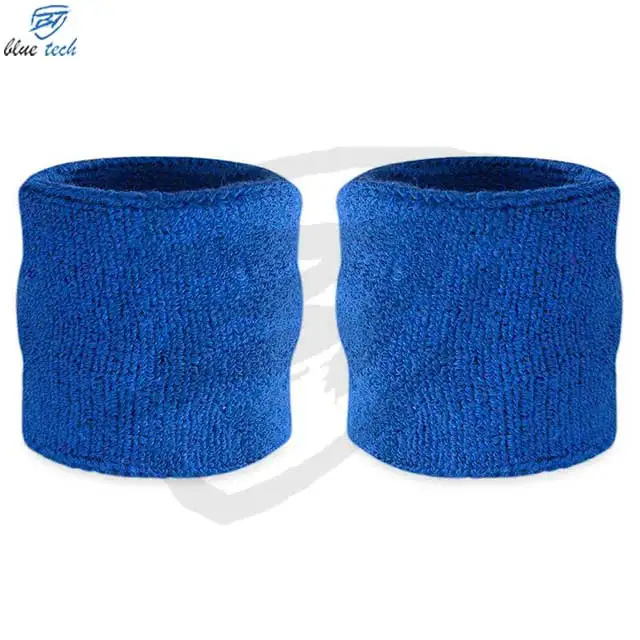 Newest Design Polyester Fibre Non Slip Custom Logo Sweat Band Cooling Tennis Sweatband Wrist 2023