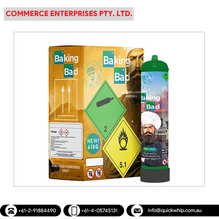 New Cake Decoration Dessert Tool 0.95L/615g Baking Bad Whipped Cream Charge Cylinders at Low Price