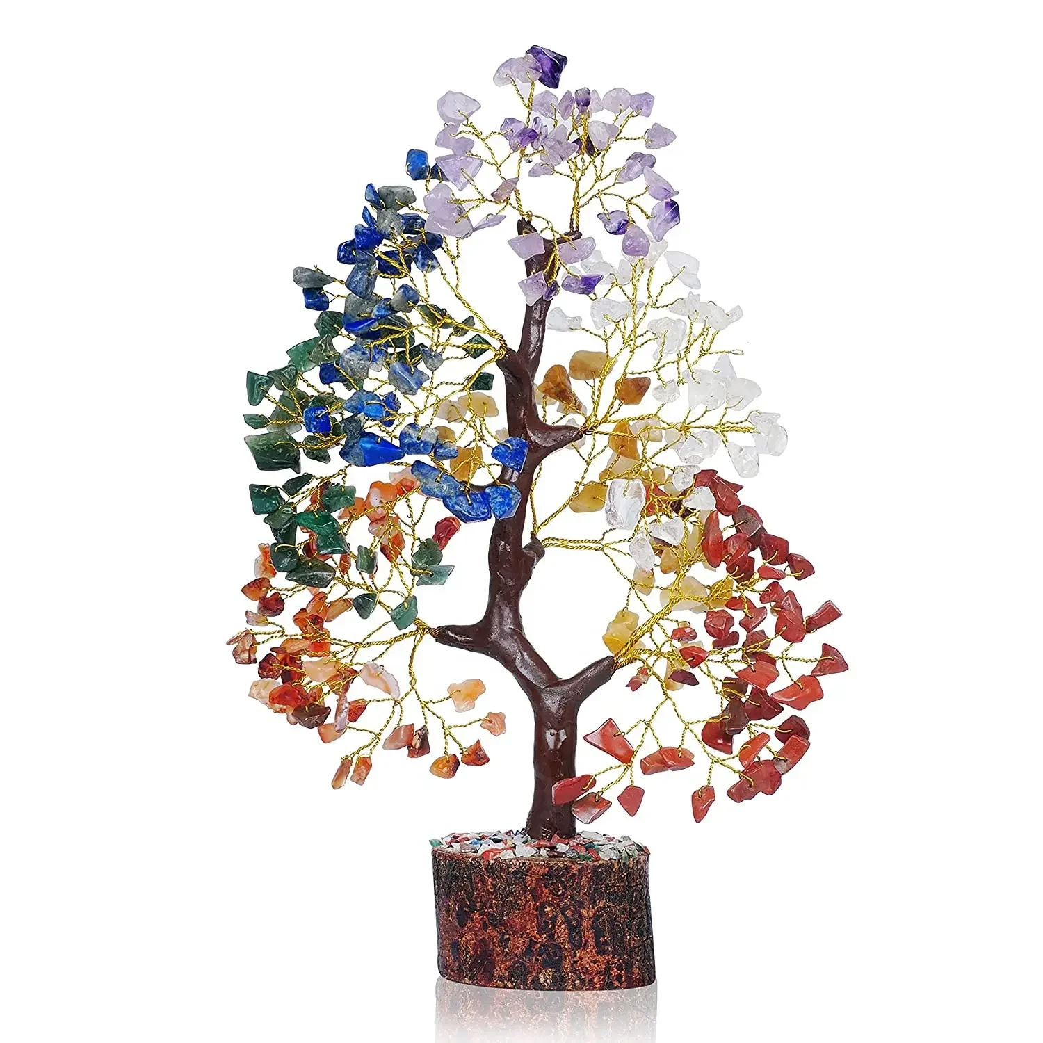 crystal tree with seven chakra natural healing stone high quality and wholesale rate best stone craftsmanship Crystal Agate Tree