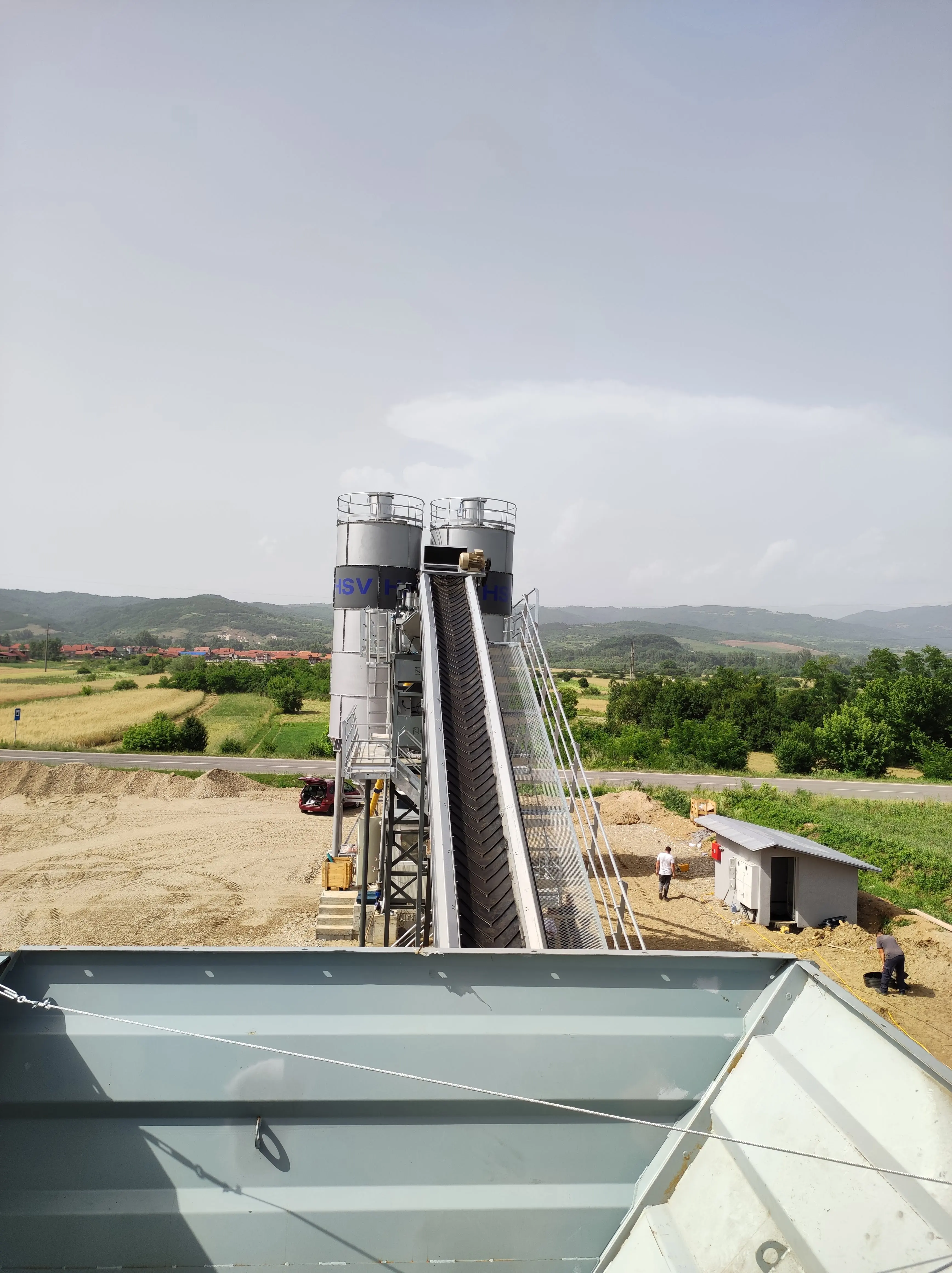 160 M3/h Capacity Concrete Batching Plant Manufacturing Plant Batching Machine CE ISO9001 CONSTMACH 68tonnes Electric 15 Days