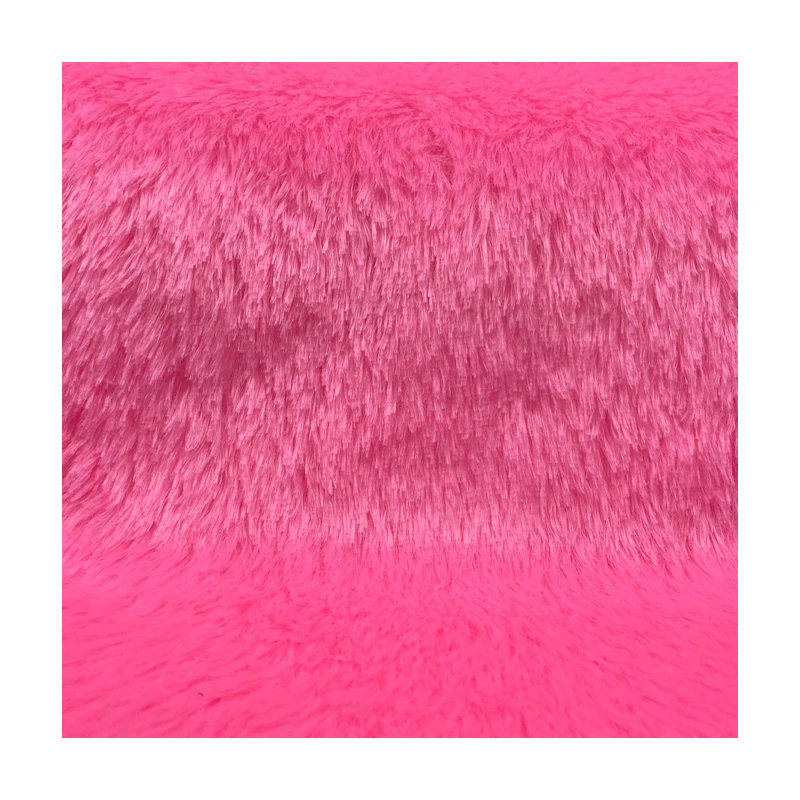Super Soft 100% Polyester CK-Boa Fake Fur Fabric Long Hair 20mm 200gsm For Making Soft Toy Garment Carpet
