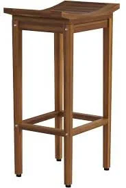 Wholesale European Style High Quality Natural Wood Dining Chairs Sturdy Wooden Living Room and Garden Furniture