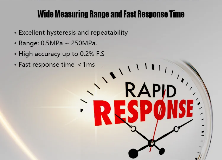 0 10 Bar Booster Carrier Sputtered Thin Film Pressure Sensor Transducer Transmitter