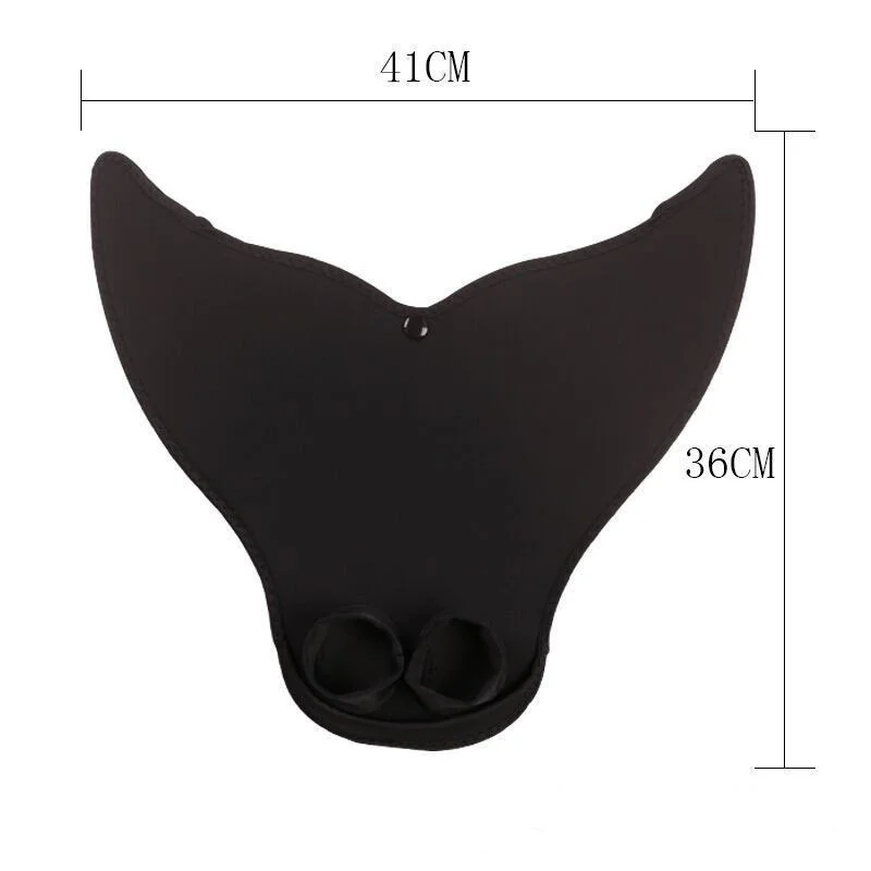 wholesale silicone snorkeling short fins for children adult swimming mermaid fins free diving lightweight swimming fins