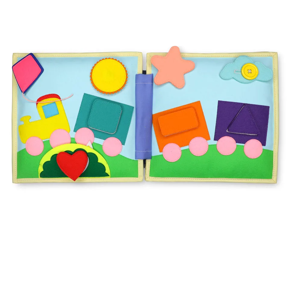 toddlers Busy Books montessori baby quiet felt books kids Develop Learning Skills Quiet Book for Toddlers