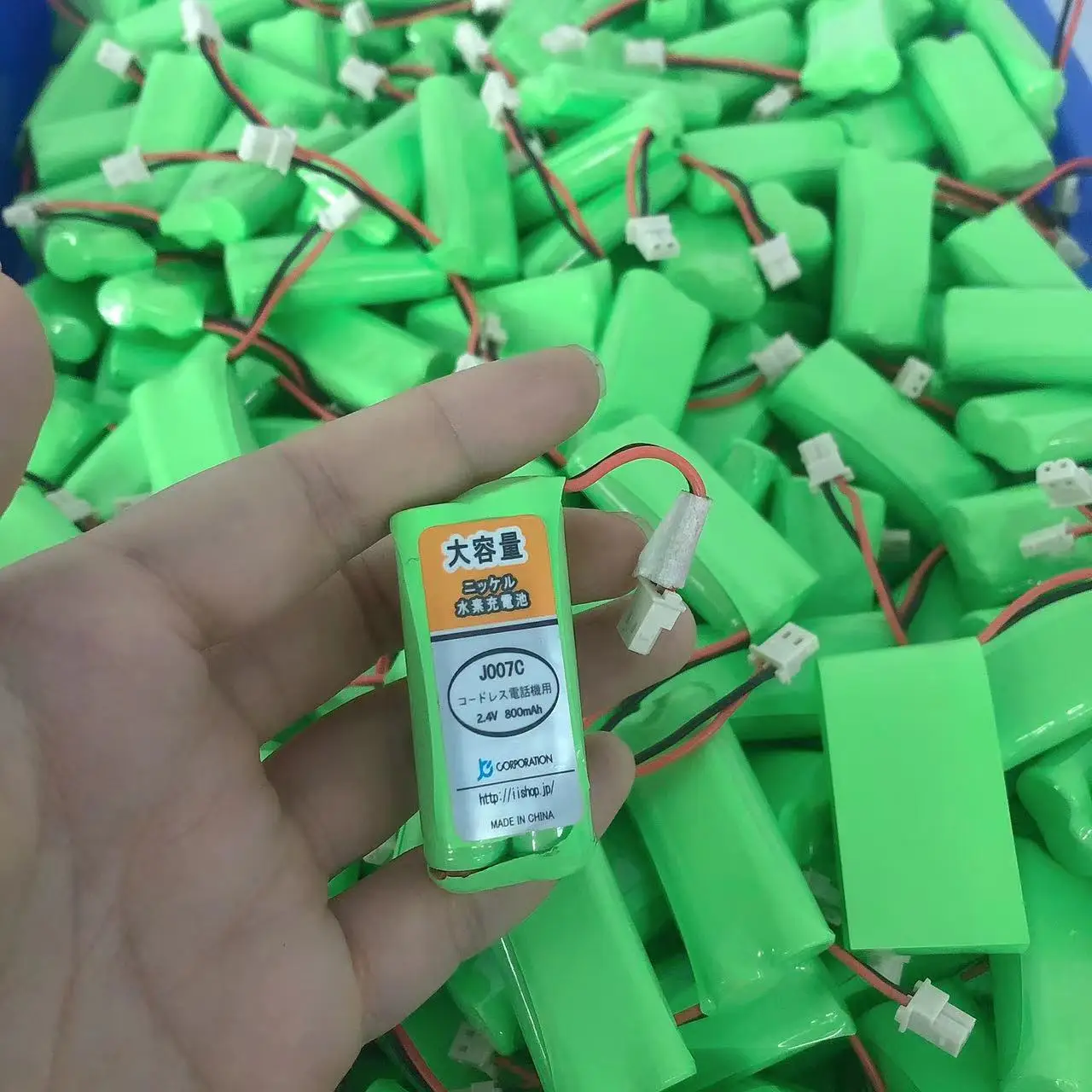 Перезаряжаемый никель-металлогидридный аккумулятор 2 4 В 800 мАч для беспроводного